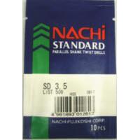 NACHI(ナチ)/不二越 [取寄10]鉄工用ドリル 10本袋入 3.5mm [4991893012613] | PCボンバー Yahoo!店