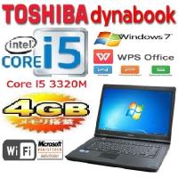 ノ−トパソコン 第3世代 Core i5 3320M 東芝 15.6型 Windows7 Pro dynabook B552 メモリ4GB 320GB DVDマルチ 無線 na-082 