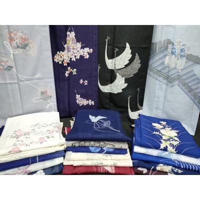 平和屋本店□夏物 訪問着 絽 紗 洗える着物 まとめて20点 孔雀 人物 蝶  