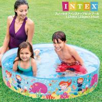 インテックス ビニールプール スノーケル ファン スナップセットプール 122×25cm 家庭用プール INTEX Snapset Snorkel fun kiddie Pool U-58477 58477EP | Woven