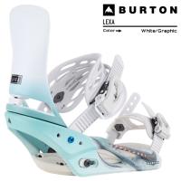 2023-24 BURTON LEXA Re:Flex White/Graphic バートン レクサ リフレックス ホワイト レディース スノーボード バインディング 2024 日本正規品 | Woven