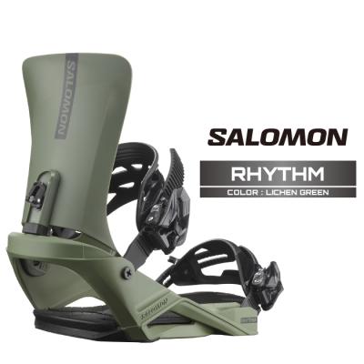 SALOMON スノーボード ビンディング（色：グリーン系）｜スノーボード