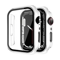 YUGYUG for Apple Watch Series SE2/SE/6/5/4 40mm ケース アップルウォッチSE2/SE/6/5/4 40mm ケース PC素材 光沢式 アップルウォッチ カバー ガラ | ペーメー