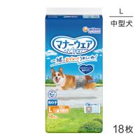 ユニ・チャーム マナーウェア 男の子用 L 青チェック・紺チェック 18枚 | ペモスYahoo!店