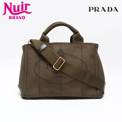 【超美品】PRADA カナパミニ ブラウン プラダ(PRADA) カナパ(CANAPA) 中古 その他のバッグ | 通販