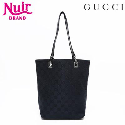GUCCI グッチ GGキャンバス トートバッグ ミニトート ハンドバッグ 黒 自00223 グッチ GUCCI トートバッグ レザー GGキャンバス