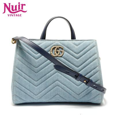 GUCCI レディースショルダーバッグ（色：ブルー系）｜バッグ