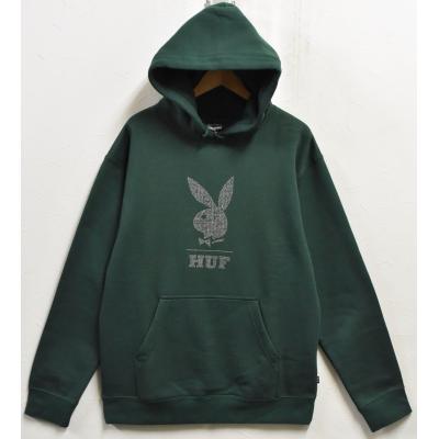 最安値　HUF×PLAYBOY コラボ　パーカー　新品未使用 楽天市場】【 アウトレット 】 HUF ハフ × PLAYBOY プレイボーイ