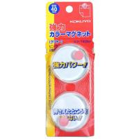 コクヨ 強力カラーマグネットクリヤー40φ マク-T40NP ［ポイント１０倍］ | ぺんしる Yahoo!店