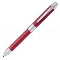 パイロット　複合筆記具（ボールペン黒０．７mm・赤・シャープ０．５ｍｍ）ツープラスワンリッジ　レザー　ＢＴＨＲ−３ＳＬ　レッド  Ｒ 名入れ不可 | 万年筆・高級筆記具の店ペンタイム