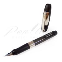 シュナイダー　万年筆　ＩＤ　Ｆ（細字）のみ　ＩＤＦＰＢＬＫＦ　ブラック／クローム   名入れ不可 | 万年筆・高級筆記具の店ペンタイム