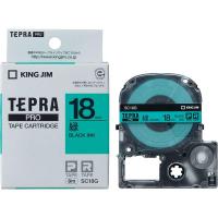 キングジム テープカートリッジ テプラPRO 18mm SC18G 緑 | PEPEshop