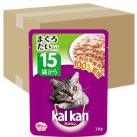 カルカン キャットフード パウチ 15歳から まぐろ たい入り 高齢猫用 70g×160袋 (ケース販売) | PEPEshop