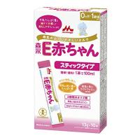 森永乳業 E赤ちゃん スティックタイプ 13g×10本 0ヶ月~1歳 新生児 粉ミルク ラクトフェリン 3種類のオリゴ糖 | PEPEshop