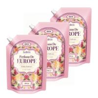 まとめ買い香りサフロン柔軟剤パフュームドヨーロッパ ローズブーケの香り大容量1000ml×3個 | PEPEshop