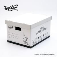 スヌーピー スローイングボックス（ホワイト） 収納BOX PEANUTS WSP | パーフェクトワールド