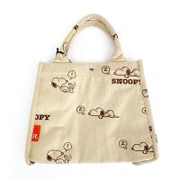 スヌーピー ジャガードトートバッグ (ベージュ) ルートート (ROOTOTE) SNOOPY | パーフェクトワールド