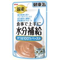 国産 健康缶 パウチ 水分補給 かつお ペースト 40g | ペットの道具屋さん