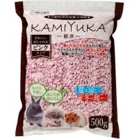 クリーンモフ 小動物用 床材 KAMIYUKA 500g 　ピンク | ペットの道具屋さん