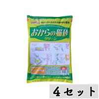 【まとめ買い】◇常陸化工 おからの猫砂グリーン6L×4セット | ペットフォレストヤフー店