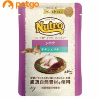 ニュートロ デイリーディッシュ キャット シニア猫用 チキン＆ツナ クリーミーなペーストタイプ パウチ 35g | ペットゴー 3号館 ヤフー店