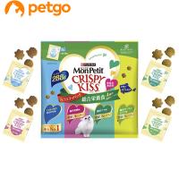 モンプチ クリスピーキッス 猫用おやつ バラエティパック 総合栄養食 4の贅沢シーフード 288g | ペットゴー ヤフー店