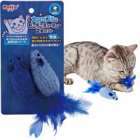 猫用おもちゃ 大好きブルーのもこもこチューチュー2個セット ネコ ネズミ ペティオ Petio | PETIO Online Shop ヤフー店
