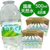 水 500ml 48本 ミネラルウォーター 500ml 48本 みず 天然水 500ml 48本 森のめぐ美 ビクトリー まとめ買い 代引不可 ポイント利用 飲料 | メガストア Yahoo!店