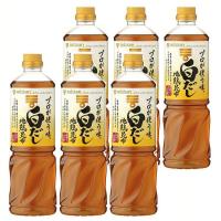 白だし 1L 6本  めんつゆ 調味料 だし うどん 濃縮 プロが使う味 65020 ミツカン (D) | メガストア Yahoo!店