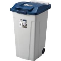 ゴミ箱 インテリア ダストボックス ハンドル付 分別ペール90L ブルー A6651 (D)(B) | メガストア Yahoo!店