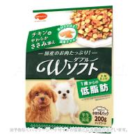 ビタワン君のWソフト 低脂肪 チキン味・やわらかささみ添え 200g [日本ペットフード] | PET KING Yahoo!ショッピング店