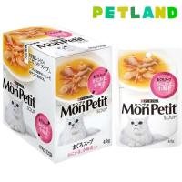 モンプチ パウチ スープ まぐろかにかま具だくさんスープ小海老 ( 40g*12袋セット )/ モンプチ | ペットランドYahoo!店