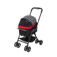 【送料無料】コムペット ミリミリライトアルファEG ロングD （ レッド ） 体重目安12kg以下　犬用　小型犬　シニア犬　ペットカート　ペットキャリー　バギー | ペットマニア