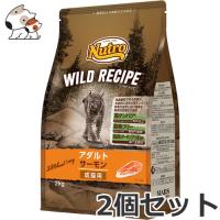 ☆2個セット ニュートロ ワイルドレシピ キャットフード アダルトサーモン成猫用 2kg×2個セット | ペッツマム 2号店