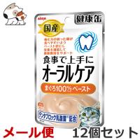 ★【メール便】【今月のお買い得商品】アイシア 健康缶 パウチ オーラルケア まぐろ ペースト 40g×12個セット 送料無料 | ペッツマム 2号店