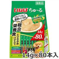 いなば ちゅ〜る 総合栄養食 とりささみバラエティ 14g×80本入 ちゅーる ウェットフード 国産 犬用おやつ | ペッツマム 2号店