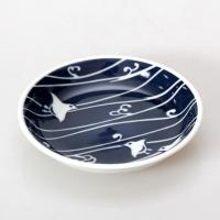 藍千鳥 伝統和柄 粋シリーズ 取り皿 波佐見焼 磁器 和食器 