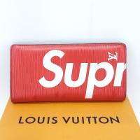 Louis Vuitton x Supreme Brazza Wallet Epi Red ルイ・ヴィトン 