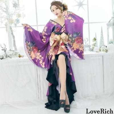 着物風 レディース（ファッション）（色：ブラック系）のおすすめ人気