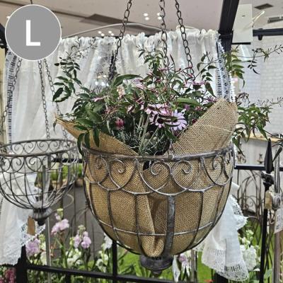ハンギングプランター アンティークアイアン（園芸用品） | 花