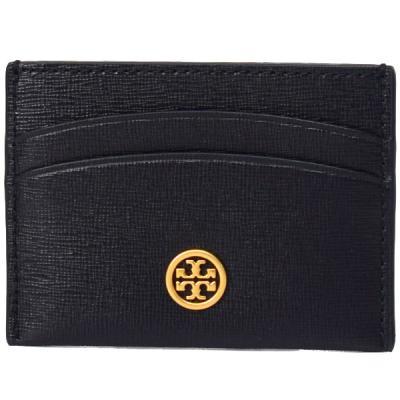 TORY BURCH 黒 レザー 名刺入れ TORY BURCH トリーバーチ 名刺入れ カードケース レディース