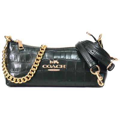 中古 コーチ ハンドバッグ 20466 レザー ブラック 楽し ゴールド金具  