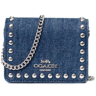 コーチ ショルダーウォレット（COACH）（色：ブルー系）のおすすめ人気