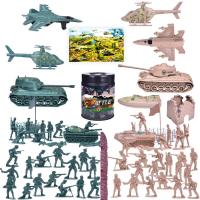 FUN LITTLE TOYS 180PCS Army Men Action Figures Army Toys of WW 2, Military | Pink Carat