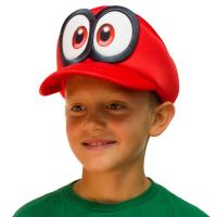 Bioworld Super Mario Odyssey Cappy Hat Kids Cosplay Accessory Red | Pink Carat