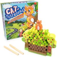 Cat-tastrophe  Children s Dexterity Game, Classic Wood Family Board Game by | Pink Carat