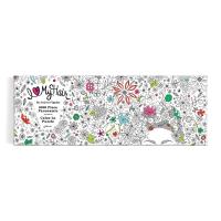 Andrea Pippins Flowers In Your Hair Color-In 1000 Piece Panoramic Puzzle | Pink Carat