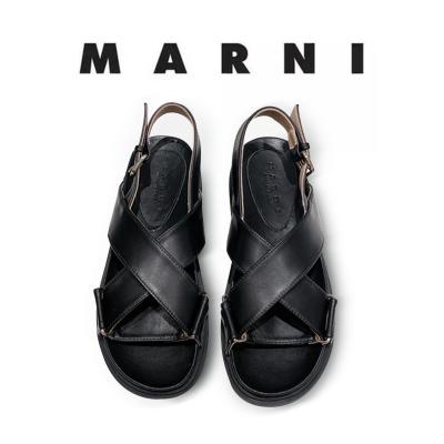 マルニ　サンダル　MARNI フラットシューズ 楽天市場】フラットシューズ ストラップ（ブランドマルニ）（靴