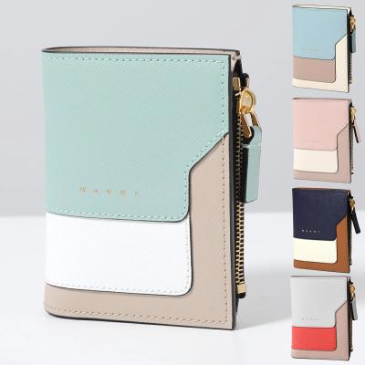 MARNI グリーン ホワイト 長財布 マルニ MARNI 長財布[品番：TRDW0001060]｜U-STREAM（ユー