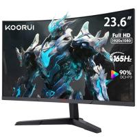 KOORUI ゲーミングモニター 24インチモニター フルHD 165Hz 湾曲/カーブ型 PCモニター 液晶ディスプレイ FreeSync G | Pinus Copia